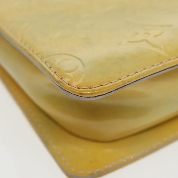 LOUIS VUITTON Monogram Vernis Motto Accessory Pouch Gris M91030 LV Auth ep6527