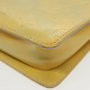 LOUIS VUITTON Monogram Vernis Motto Accessory Pouch Gris M91030 LV Auth ep6527-18