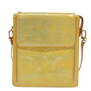 LOUIS VUITTON Monogram Vernis Motto Accessory Pouch Gris M91030 LV Auth ep6527-13