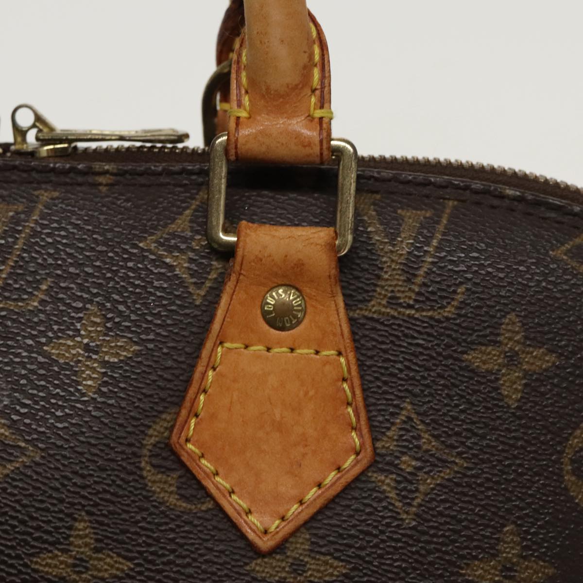 LOUIS VUITTON Monogram Alma Hand Bag M51130 LV Auth ep6530