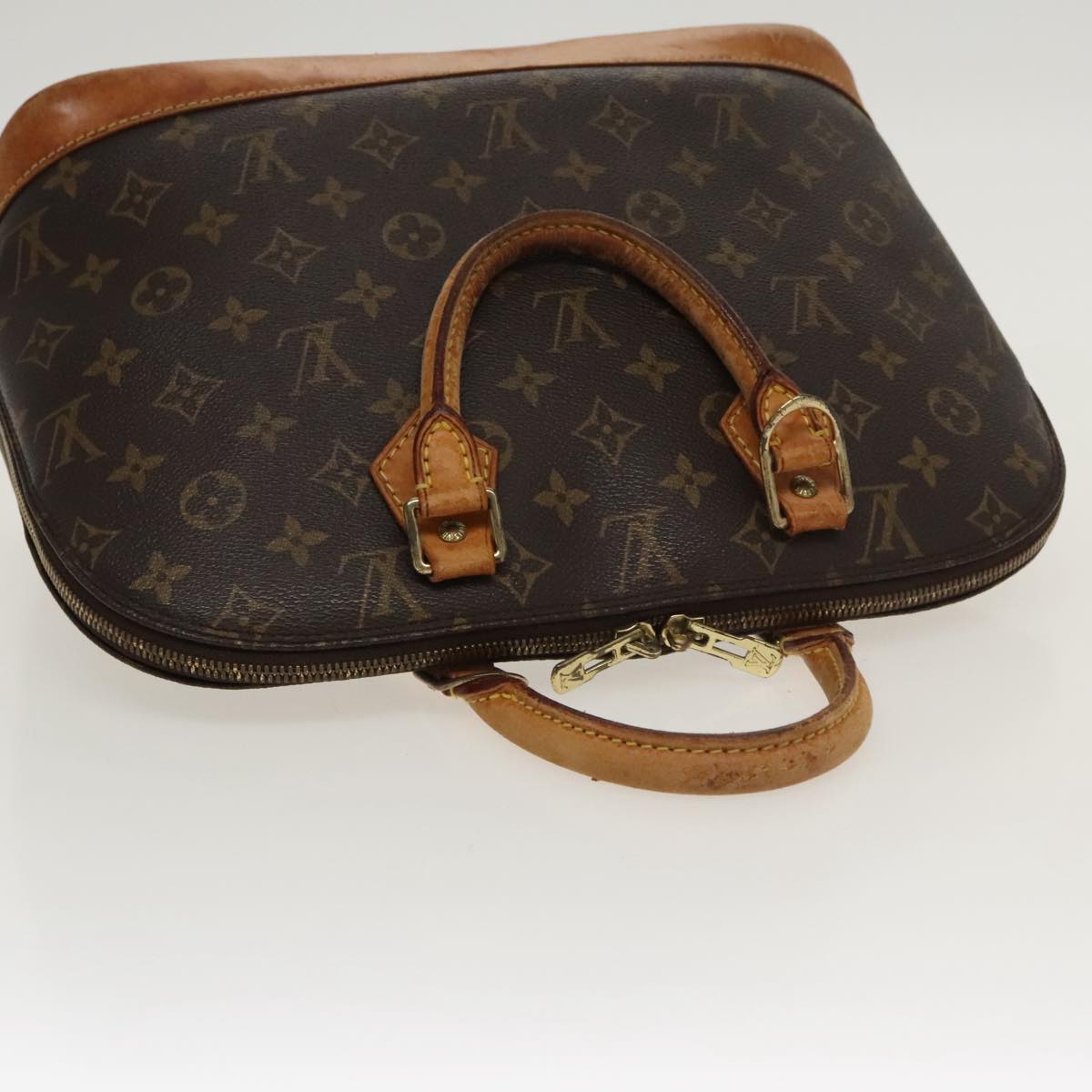 LOUIS VUITTON Monogram Alma Hand Bag M51130 LV Auth ep6530