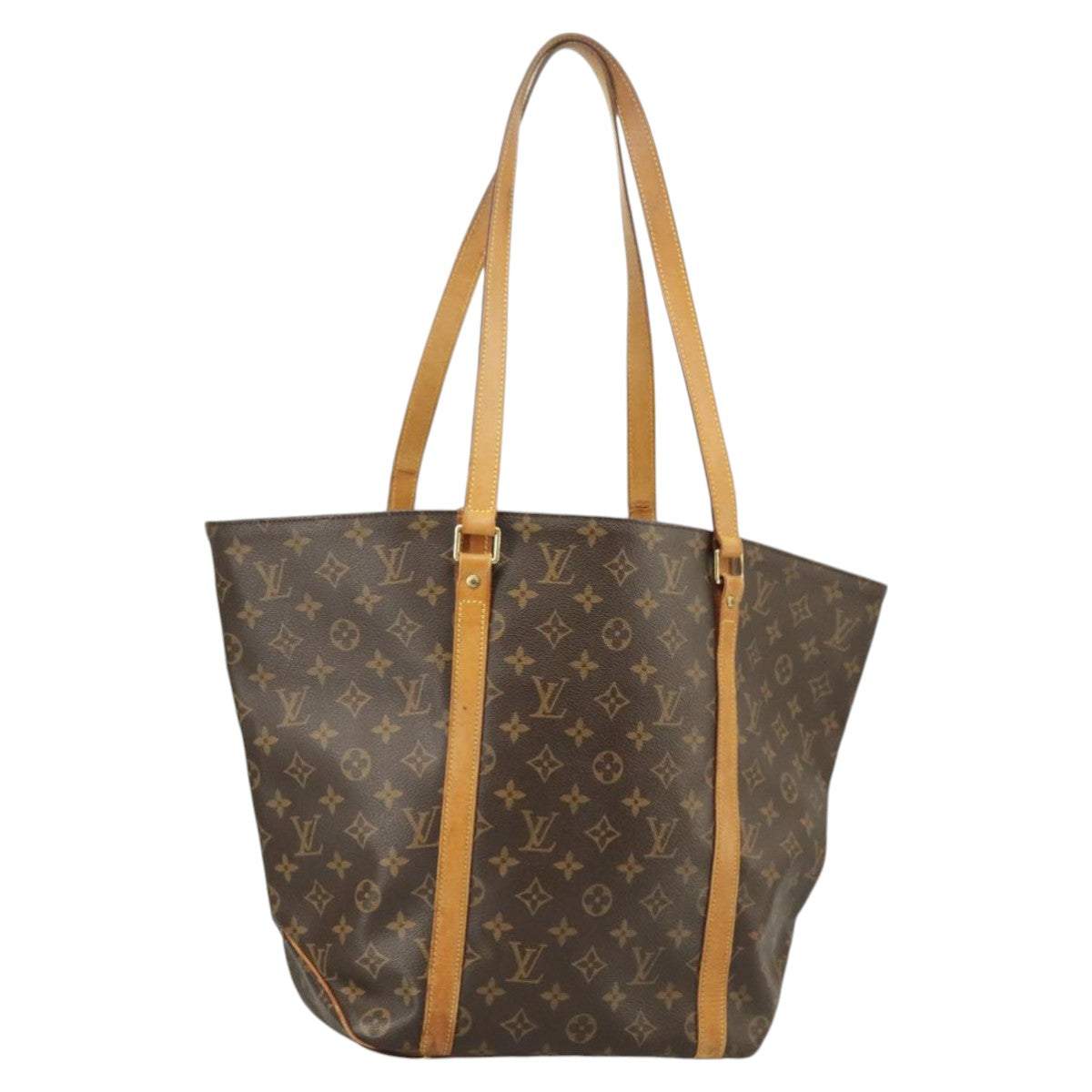 LOUIS VUITTON Monogram Sac Shopping Tote Bag M51108 LV Auth ep6540