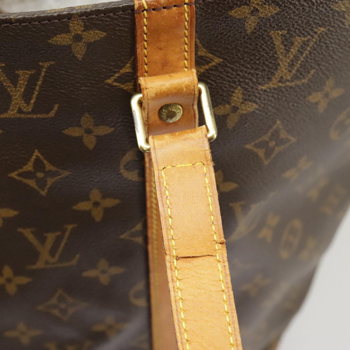 LOUIS VUITTON Monogram Sac Shopping Tote Bag M51108 LV Auth ep6540