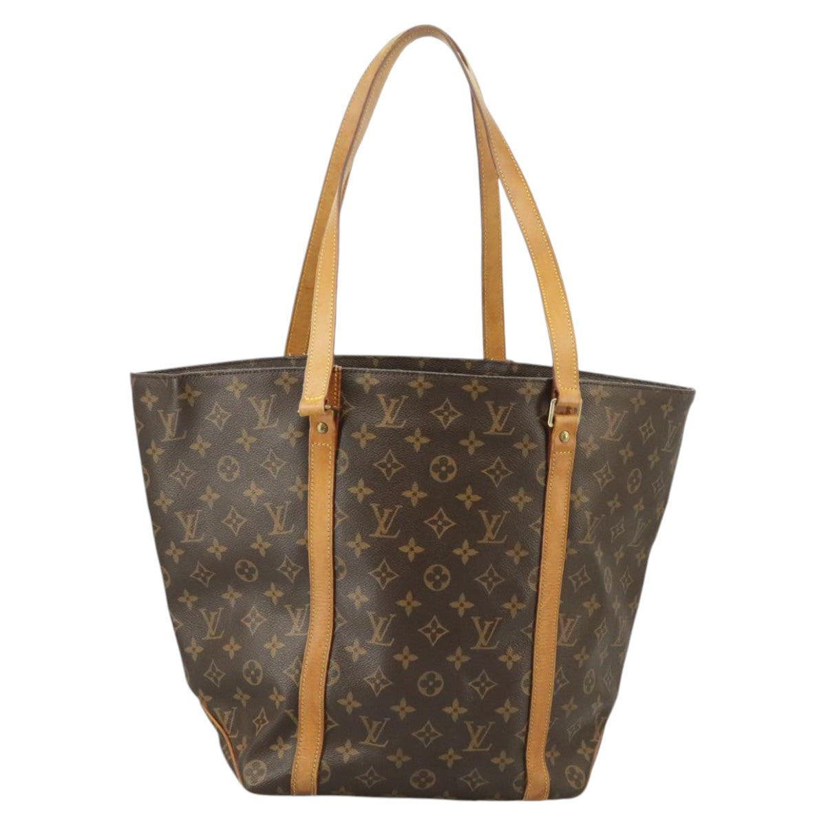 LOUIS VUITTON Monogram Sac Shopping Tote Bag M51108 LV Auth ep6540