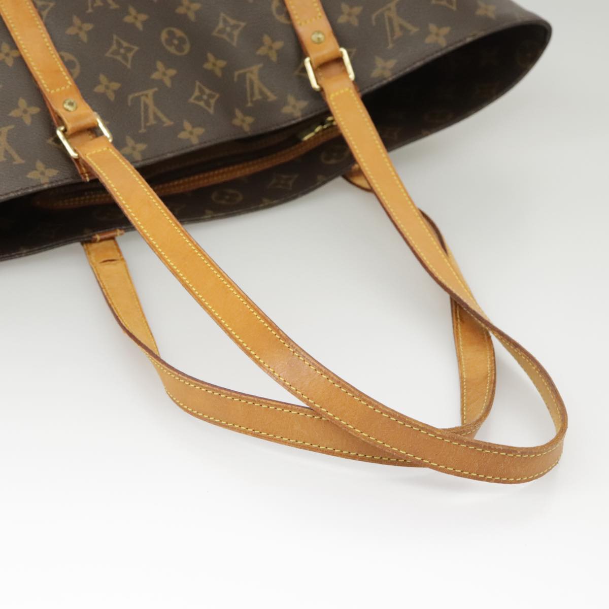 LOUIS VUITTON Monogram Sac Shopping Tote Bag M51108 LV Auth ep6540