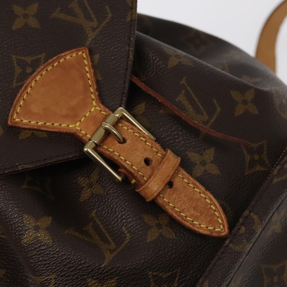 LOUIS VUITTON Monogram Montsouris MM Backpack M51136 LV Auth ep6546