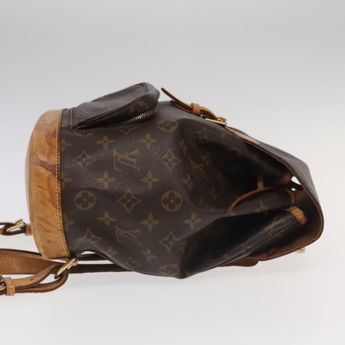 LOUIS VUITTON Monogram Montsouris MM Backpack M51136 LV Auth ep6546