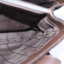 CELINE C Macadam Canvas Hand Bag Brown Auth ep6548-18