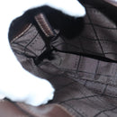 CELINE C Macadam Canvas Hand Bag Brown Auth ep6548-19