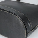 Burberrys Tote Bag Leather Black Auth ep6558-15