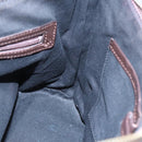 BURBERRY Nova Check Shoulder Bag Canvas Leather Beige Auth ep6559-19