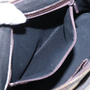 BURBERRY Nova Check Shoulder Bag Canvas Leather Beige Auth ep6559-21