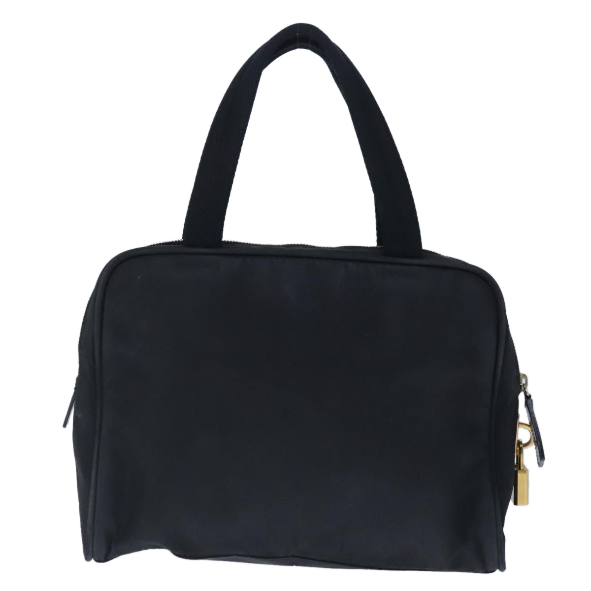 PRADA Hand Bag Nylon Black Auth ep6565 - 0