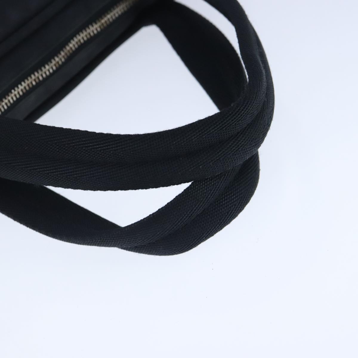 PRADA Hand Bag Nylon Black Auth ep6565