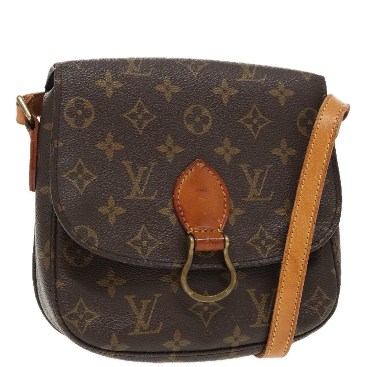 LOUIS VUITTON Monogram Saint Cloud MM Shoulder Bag M51243 LV Auth ep6569