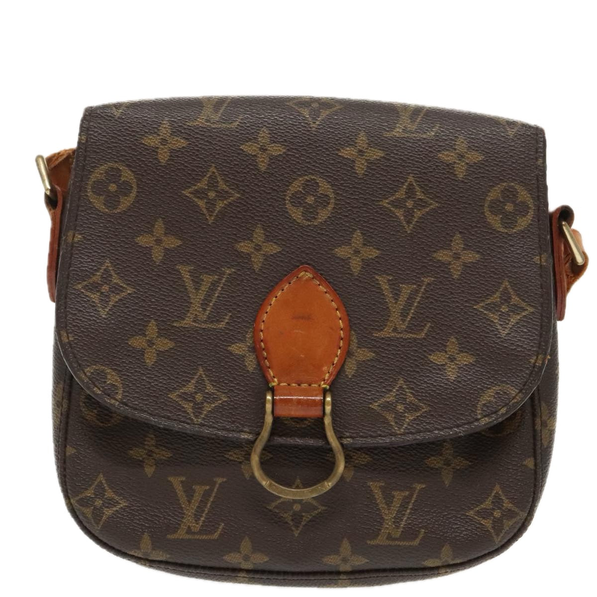 LOUIS VUITTON Monogram Saint Cloud MM Shoulder Bag M51243 LV Auth ep6569 - 0