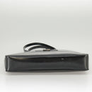 GUCCI Tote Bag Patent leather Black Silver 002 1133 Auth ep6570-12