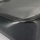 GUCCI Tote Bag Patent leather Black Silver 002 1133 Auth ep6570-14