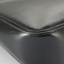 GUCCI Tote Bag Patent leather Black Silver 002 1133 Auth ep6570-16