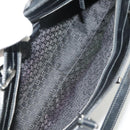 GUCCI Tote Bag Patent leather Black Silver 002 1133 Auth ep6570-22