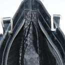 GUCCI Tote Bag Patent leather Black Silver 002 1133 Auth ep6570-24