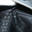 GUCCI Tote Bag Patent leather Black Silver 002 1133 Auth ep6570-25