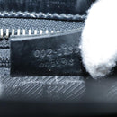 GUCCI Tote Bag Patent leather Black Silver 002 1133 Auth ep6570-28