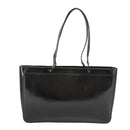 GUCCI Tote Bag Patent leather Black Silver 002 1133 Auth ep6570-3