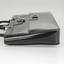 GUCCI Tote Bag Patent leather Black Silver 002 1133 Auth ep6570-7