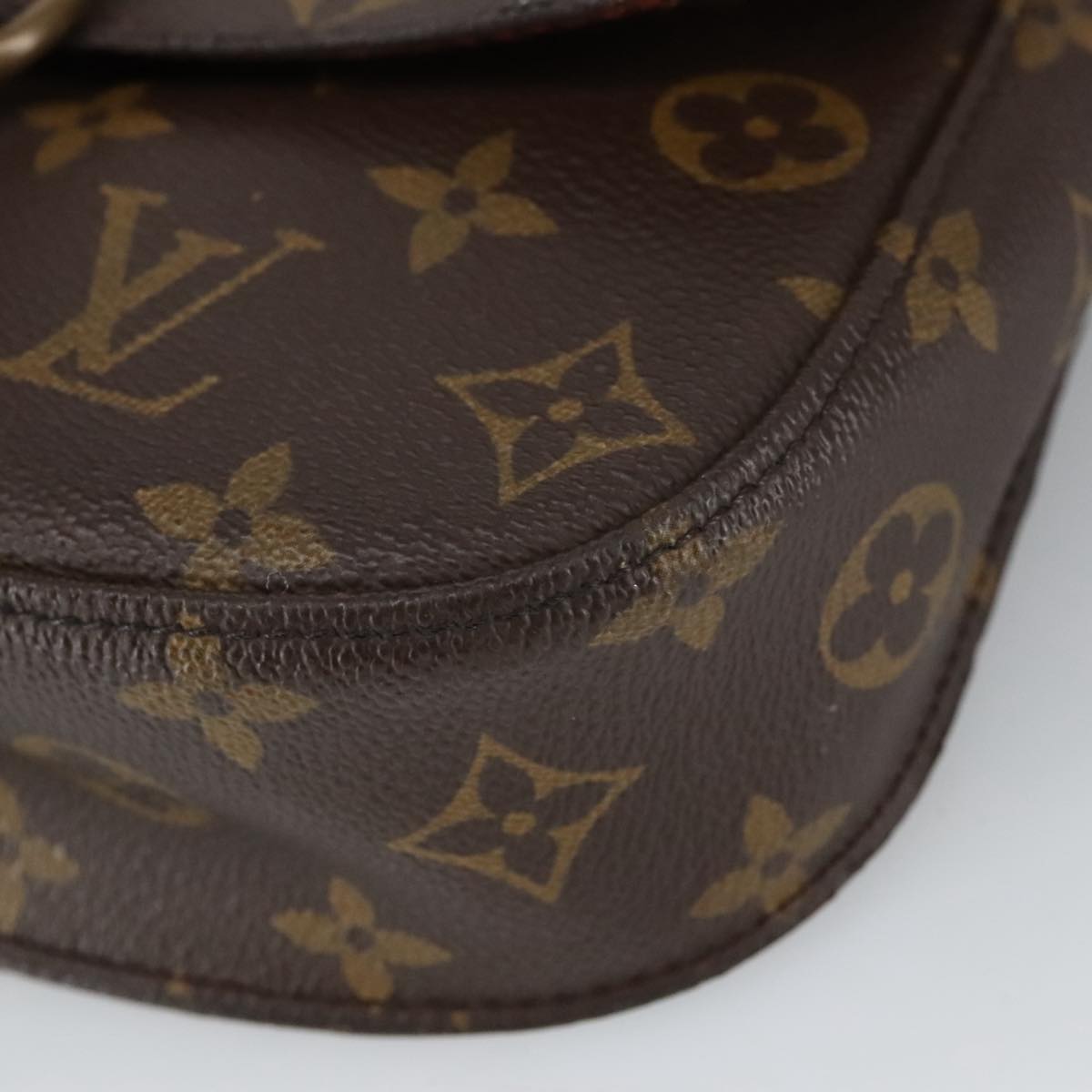 LOUIS VUITTON Monogram Saint Cloud MM Shoulder Bag M51243 LV Auth ep6574