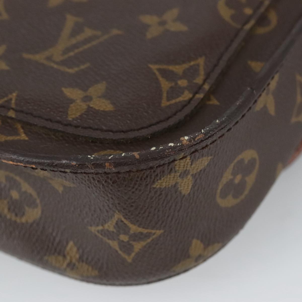 LOUIS VUITTON Monogram Saint Cloud MM Shoulder Bag M51243 LV Auth ep6574