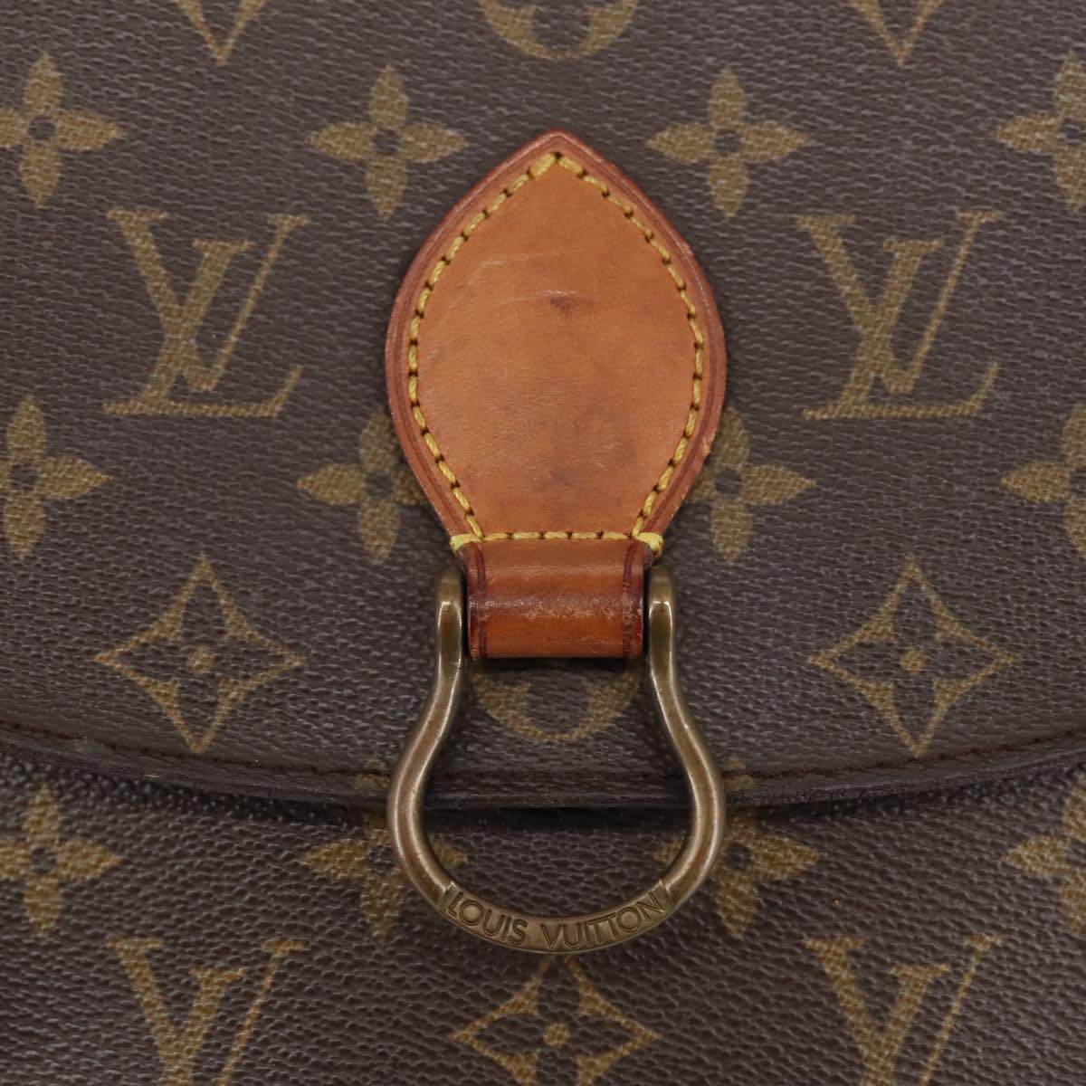 LOUIS VUITTON Monogram Saint Cloud MM Shoulder Bag M51243 LV Auth ep6574