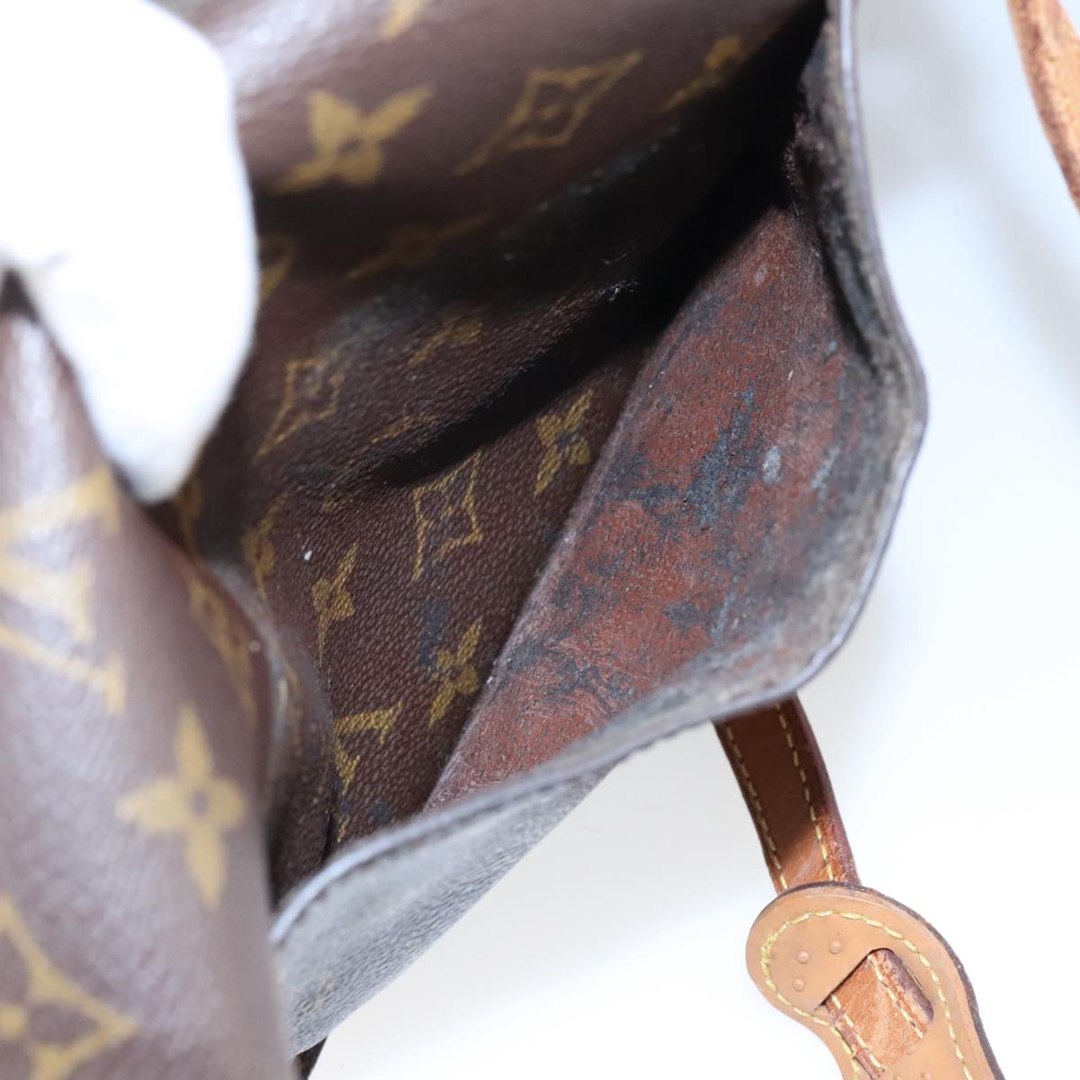 LOUIS VUITTON Monogram Saint Cloud MM Shoulder Bag M51243 LV Auth ep6574