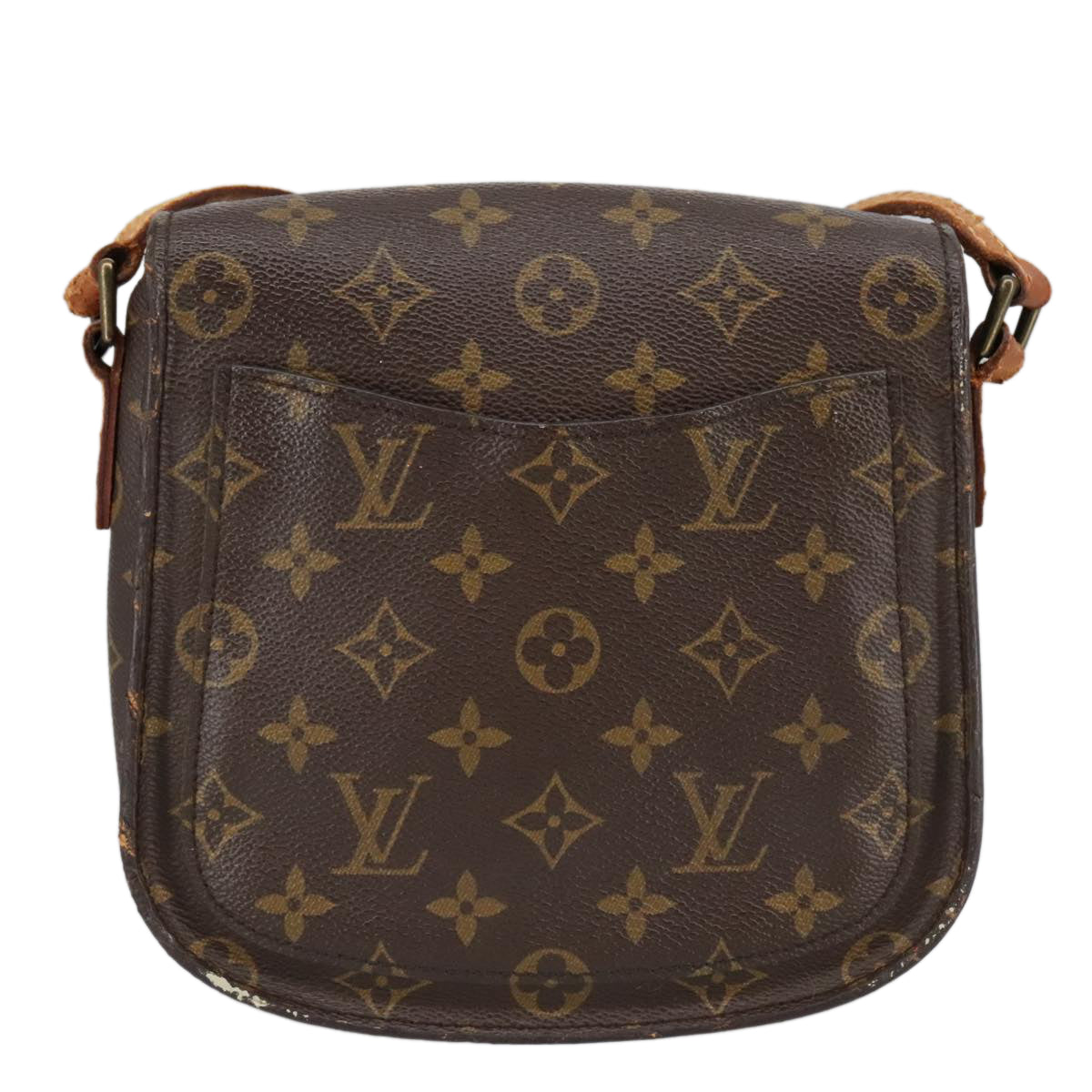 LOUIS VUITTON Monogram Saint Cloud MM Shoulder Bag M51243 LV Auth ep6574