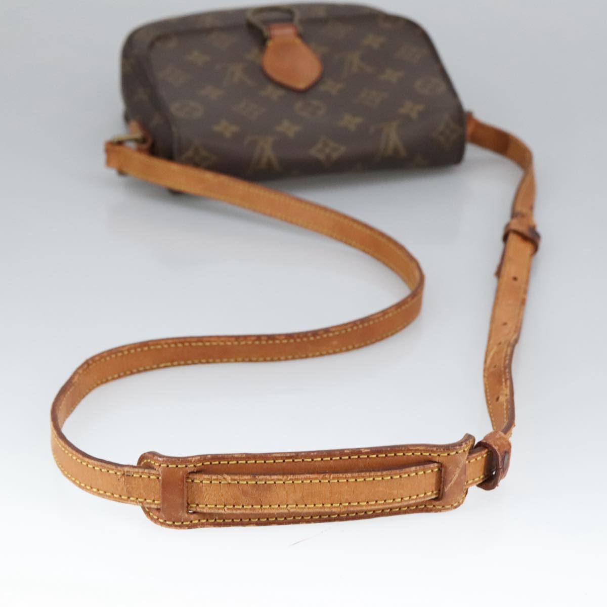 LOUIS VUITTON Monogram Saint Cloud MM Shoulder Bag M51243 LV Auth ep6574