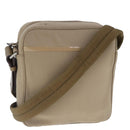 PRADA Sports Shoulder Bag Canvas Beige Auth ep6575-1