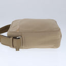 PRADA Sports Shoulder Bag Canvas Beige Auth ep6575-3