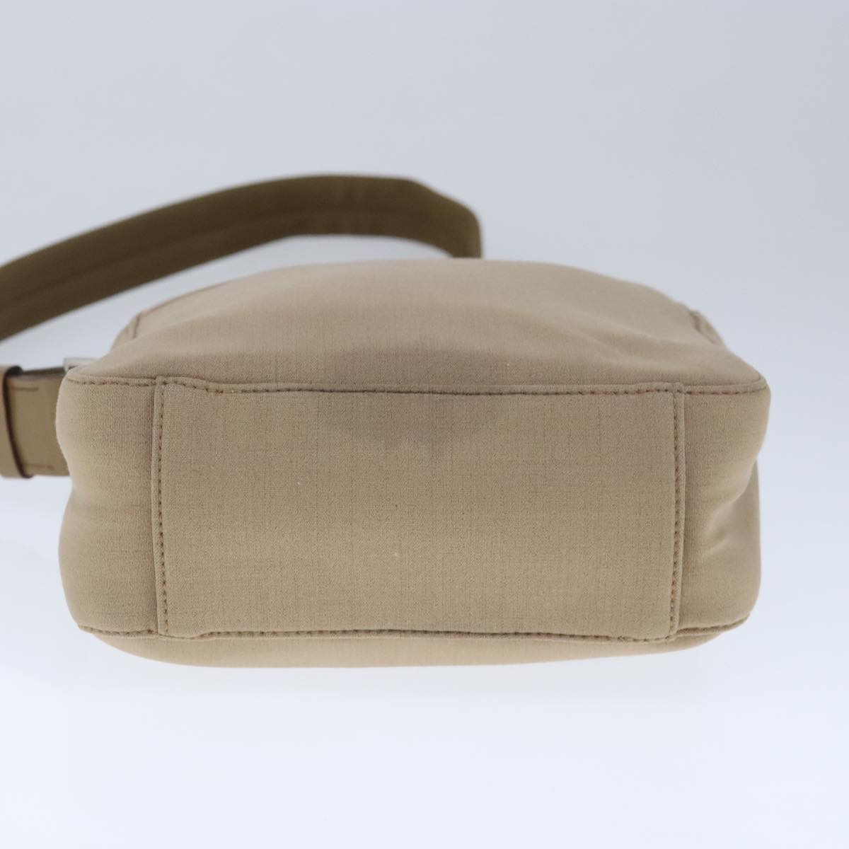 PRADA Sports Shoulder Bag Canvas Beige Auth ep6575