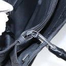 GUCCI Bamboo GG Canvas Hand Bag Nylon Black Silver 002 1016 2123 Auth ep6579-21