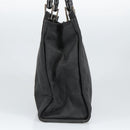 GUCCI Bamboo GG Canvas Hand Bag Nylon Black Silver 002 1016 2123 Auth ep6579-4