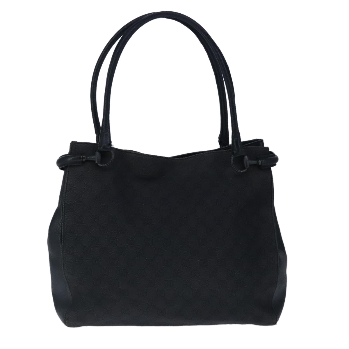 GUCCI GG Canvas Tote Bag Black 101346 Auth ep6586 - 0