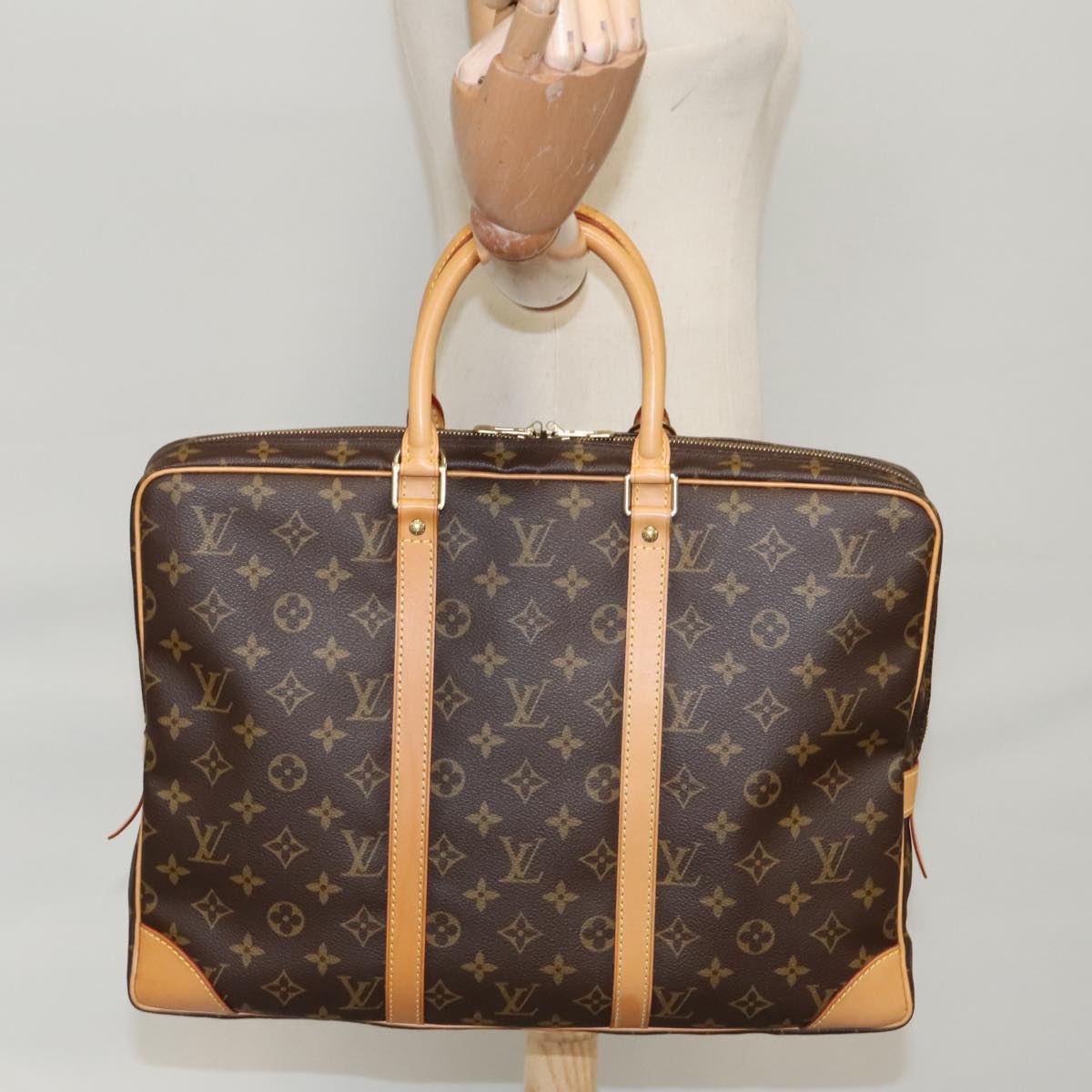 LOUIS VUITTON Monogram Porte Documents Voyage Business Bag M52005 Auth ep6595