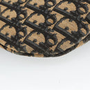 Christian Dior Trotter Canvas Shoulder Bag Navy Gold Auth ep6603-15