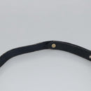 Christian Dior Trotter Canvas Shoulder Bag Navy Gold Auth ep6603-8