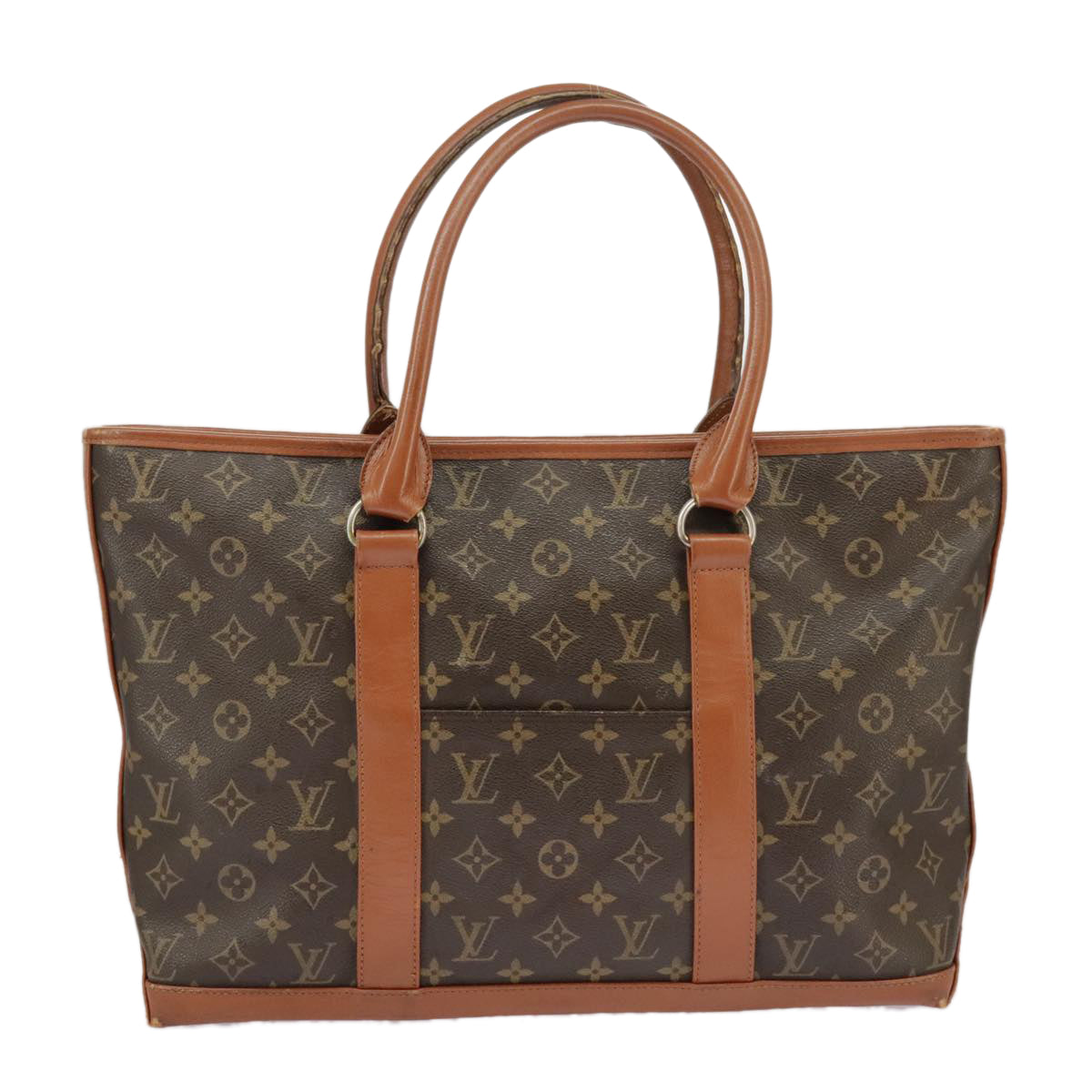 LOUIS VUITTON Monogram Sac Weekend PM Tote Bag M42425 LV Auth ep6614 - 0