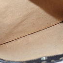 FENDI Celeria Zucca Canvas Shoulder Bag Black Brown Auth ep6625-21