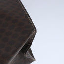 CELINE Macadam Canvas Shoulder Bag PVC Leather Brown Auth ep6637-9
