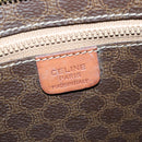 CELINE Macadam Canvas Shoulder Bag PVC Leather Brown Auth ep6637-19