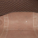 CELINE Macadam Canvas Shoulder Bag PVC Leather Brown Auth ep6637-10