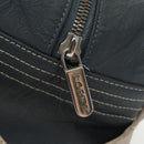 LOEWE Anagram Clutch Bag PVC Navy Auth ep6658-10